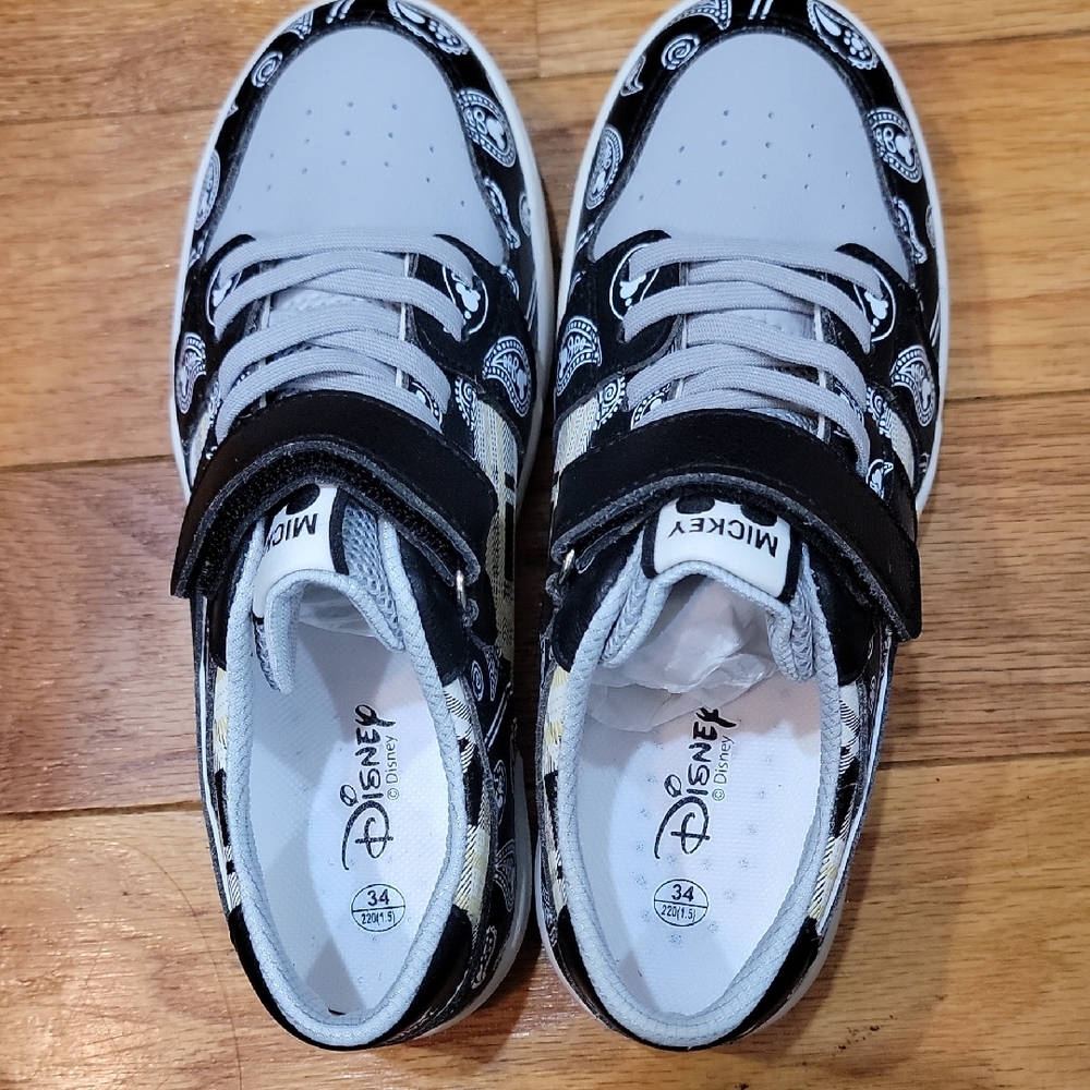 Disney Mickey Mouse Kids Sneakers - Black and Gray